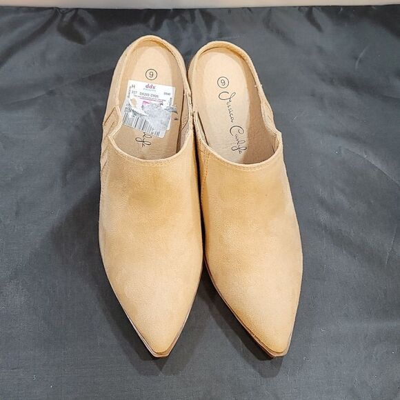 BRAND NEW JESSICA CARLYLE BLOCK HEEL PLATFORM MULE SHOE G1 - Picture 2 of 15